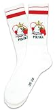 Polish Apparel Socks - Polska, Polish Flag with Eagle