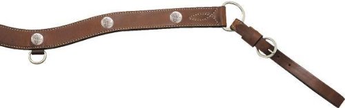Saddlesmith of Texas Breastcollar W/ Sliver Conchos - Pecan - Horse