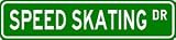 SPEED SKATING Street Sign - Sport Sign - High Quality Aluminum Street Sign