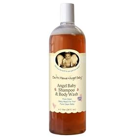 Earth Mama-Angel Baby Organic Angel Baby Shampoo & Body Wash, Refill Size, 34-Ounce Bottle