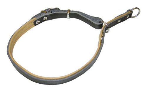 Kerbl VEGAS Würger schwarz, 17 mm 40 – 48cm, mit Stop, unterlegt