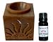 Rising Sun Aromatherapy Oil Burner Diffuser with FREE Vanilla Blossom Fragrance Oil & FREE Shipping Offer!