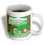 Rich Diesslins Funny KNOTS Scouting Cartoons - Rough-ing it in Scouting - Golf - Mugs