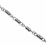 316L Stainless Steel Bracelet Length: 8.75 Width: 6mm