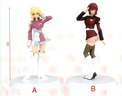 Gundam Action Figure-Gundam Seed Destiny Lunamaria & Stellar Figure Set-Banpresto Figure-Banpresto