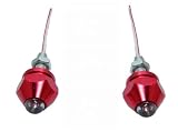 LED License Plate Bolt Light Red Universal Trucks Motorcycles HARLEY /YAMAHA / HONDA / SUZUKI / BMW / KAWASAKI C132