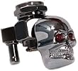 SkullCock for Harley Fuel Petcock Cover, Red Eyes, Fits Harleys '02-up