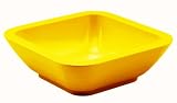 Zak Designs - 0128- 0321E - Coupelle carrée - 15cm - Jaune - Seaside - mélamine