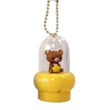 San-X Action Swinger Keychain Stamp - Rillakuma