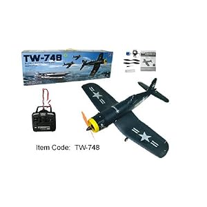 33 4ch Ready to Fly Ep F4u Corsair Tw748 Aerobatic Plane by ETOYSWORLD