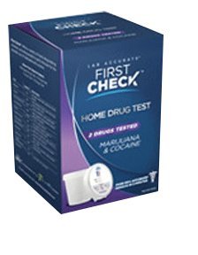 First Check Home Drug Testing Kit - Cocaine and Marijuana