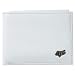 Fox Racing Leather Bifold Men's Sportswear Wallet w/ Free B&F Heart Sticker - White / One Size