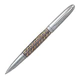 Porsche Design P3110 Stainless w/ Gold Rollerball Pen