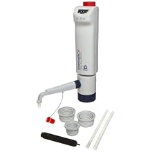 BrandTech Glass Adjustable Volume Dispensette lll Digital Bottletop Dispenser without SafetyPrime Valve