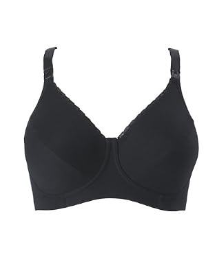 Firm Maternity Nursing Bra Black