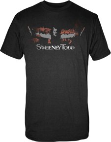 Sweeney Todd Holding Blades Shirt