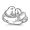 Sterling Silver Double Heart Ring (Size 5 - 9) - Size 5