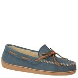 31gYoV1NRvL. SL160  Minnetonka Womens Moccasin   8B Blue