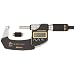 Mitutoyo QuantuMike Coolant Proof LCD Micrometer, IP65, Ratchet Thimble, Metric