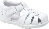 Infant Girls' Stride Rite Daffodil (4.5 XW Infant in White Leather)