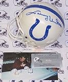 Johnny Unitas Autographed Baltimore Colts Mini Football Helmet