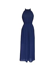 Sleeveless Belted  Chiffon/Polyester Summer Cocktail Evening Dress/Bridesmaid Dress/Party Dress/Maxi Dress  With a Sash  and Ruffles