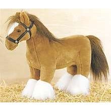 Plush Clydesdale Standing Horse