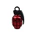 Ularmo 2PCS Grenade Alloy Valve Caps Dust Covers Bike Bicycle MTB BMX Car (red)