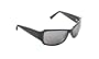 Sunlight Readers Invisible Bifocal Eight Base Plastic Sport Wrap - Black/Brown FM, +1.25