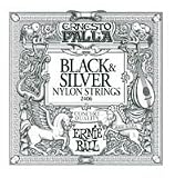 Ernie Ball 2403 Ernesto Palla, Nylon-Tie End, Clear & Silver Classical Guitar String Set