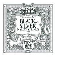 Ernie Ball 2403 Ernesto Palla, Nylon-Tie End, Clear & Silver Classical Guitar String Set