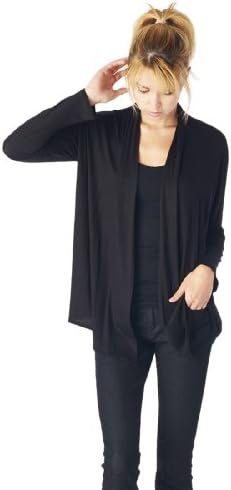 Women'S Rayon Span Super Comfortable Basic Cardigan - Solid