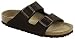Birkenstock slippers Arizona from Waxy Leather in Habana with a narrow insole