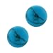 8mm Stunning Round Turquoise Gemstone On 925 Sterling Silver Earring Studs