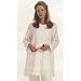 Esthetician's Jacket * Canyon Rose Spa Apparel Size: #672 Medium - Large / Color: White