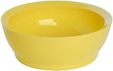 CaliBowl Non-Spill 12-Ounce Low Profile Bowl with Non-Slip Base, Yellow