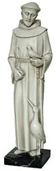 St. Francis of Assisi Standing with Birds Statue