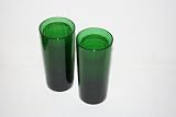 Forest Green 10 ounce tumblers set of 2 Anchor Hocking Glass company