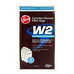 Hoover 401010W2 Vacuum Cleaner Allergen Filter Bags (3 pack)