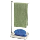 Umbra Chariot Stainless-Steel Dishcloth Stand with Scrubby Holder