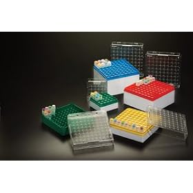 Cryostore Storage Box, 3 to 4ml, 81 Places, Green - 12/Case