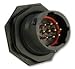 SOURIAU UTS71210P CONNECTOR, CIRCULAR, RCPT, 10POS, PANEL