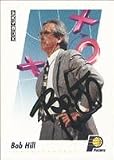 Bob Hill, Indiana Pacers, 1992 Skybox Autographed Card