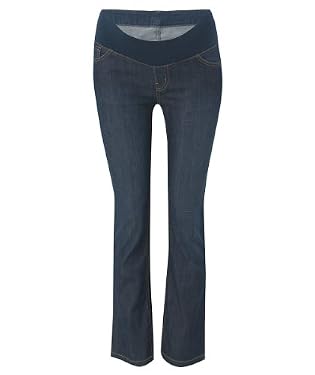 Maternity Under Bump Bootcut Mid Wash Jeans