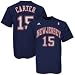 adidas New Jersey Nets #15 Vince Carter Navy Blue Player T-shirt