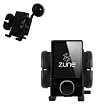 DURAGADGET 3 In 1 Car Mount / Holder / Cradle For Microsoft Zune Phone - Vent Mount, Windscreen Suction Mount, Dash Disc & Car Charger - Life Time Warranty