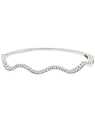 Delicate CZ Breeze Bangle Bracelet