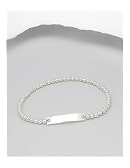 Stretch Bracelet In 92.5 Sterling Silver