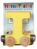 NameTrain Bright Finish Letter Cars - T