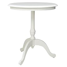 Simply Shabby Chic Pedestal Table - White